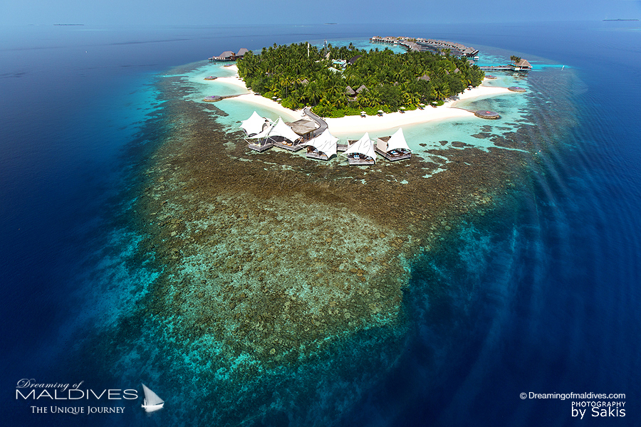 Hôtel W Maldives Vue Aérienne de l'hôtel