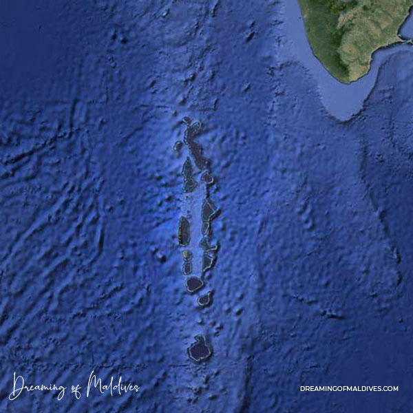 Carte des Maldives