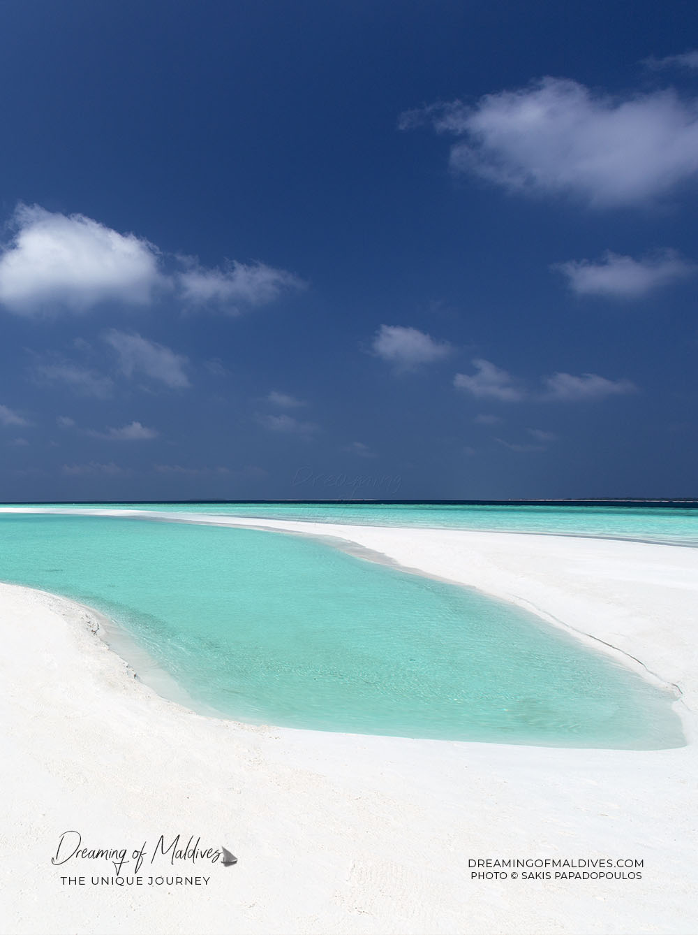 Piscine naturelle des Maldives