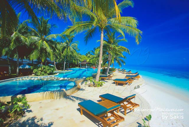 emplacement hôtel Royal Island Maldives Baa Atoll