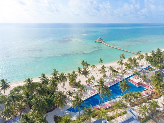emplacement hôtel Kandima Resort Dhaalu Atoll