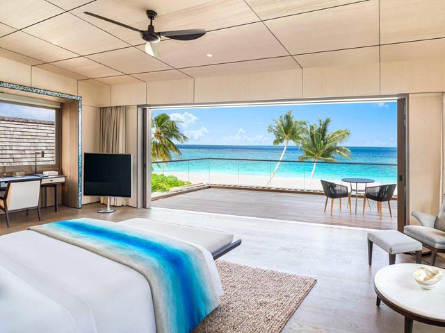 emplacement hôtel St Regis Vommuli Resort Dhaalu Atoll