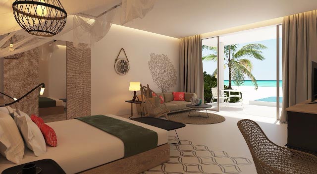 emplacement hôtel Sun Aqua Iru Veli Resort Dhaalu Atoll