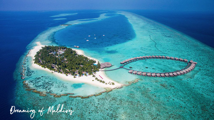 emplacement hôtel Vilu Veef Resort Dhaalu Atoll