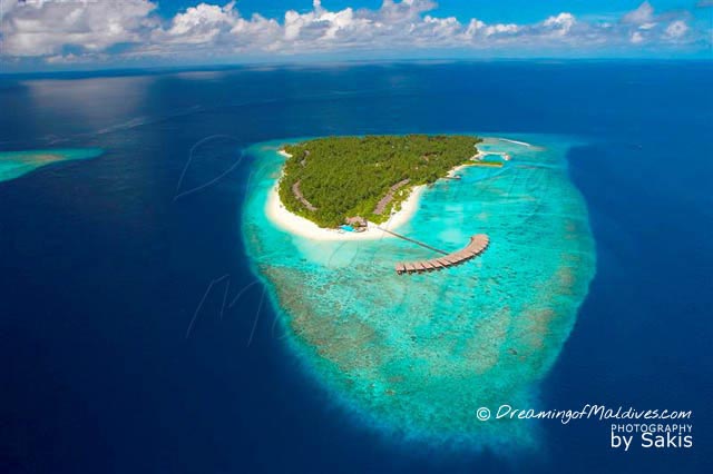 emplacement hôtel Filitheyo Maldives Faafu Atoll