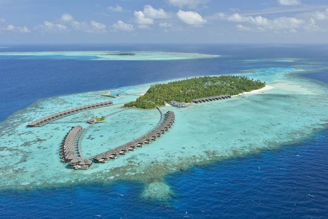 emplacement hôtel Ayada Maldives Resort Gaafu Atoll