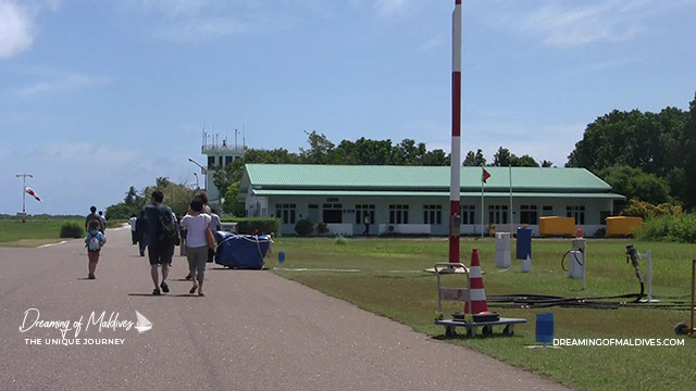 emplacement Kaadedhdhoo Αéroport Domestique Maldives Gaafu Dhaalu Atoll