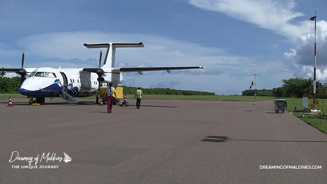 emplacement Hanimadhoo Αéroport Domestique Maldives Haa Dhaalu Atoll