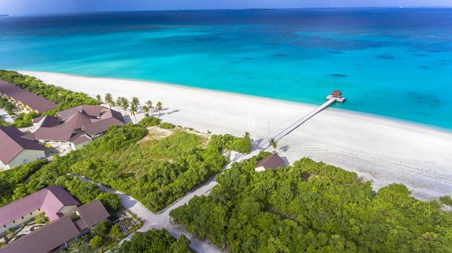 emplacement hôtel Hondaafushi Haa Dhaalu Atoll