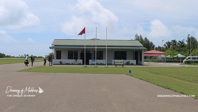 emplacement Kadhdhoo Αéroport Domestique Maldives Laamu Atoll