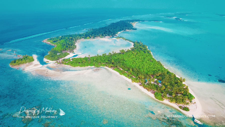 emplacement hôtel Rahaa Resort Maldives Laamu atoll