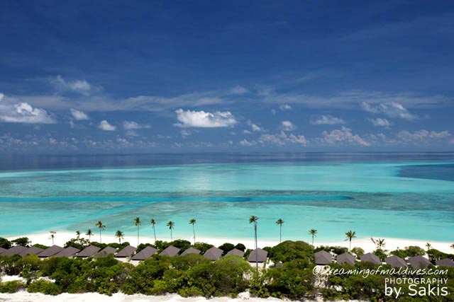 emplacement hôtel Atmosphere Kanifushi Maldives Lhaviyani Atoll