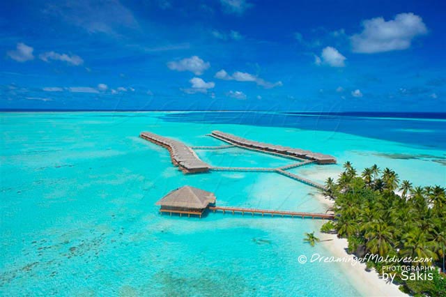 emplacement hôtel Medhufushi Meemu Atoll