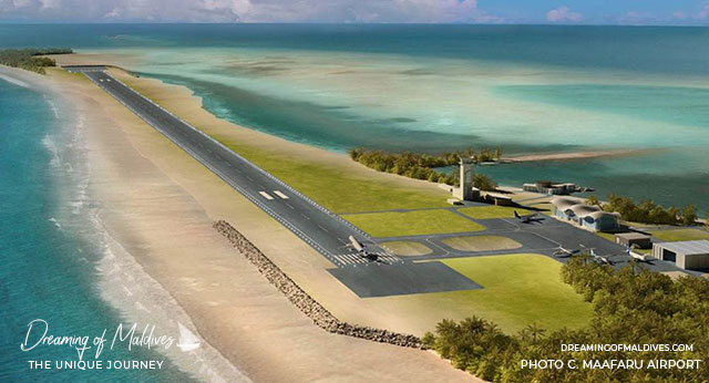 emplacement Maafaru Αéroport Domestique Maldives Noonu Atoll