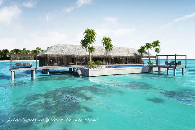 emplacement hôtel Velaa Private Island Noonu Atoll