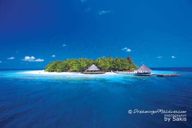 emplacement hôtel Angsana Ihuru Atoll Nord de Male