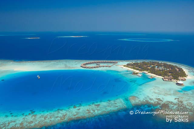 emplacement hôtel Baros Maldives Resort Atoll Nord de Male
