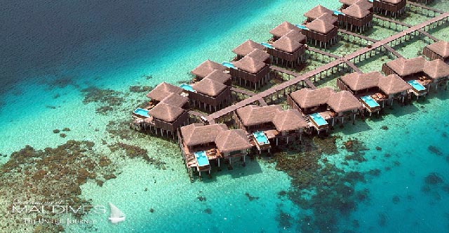 emplacement hôtel Coco Palm Bodu Hithi Maldives Resort Atoll Nord de Male
