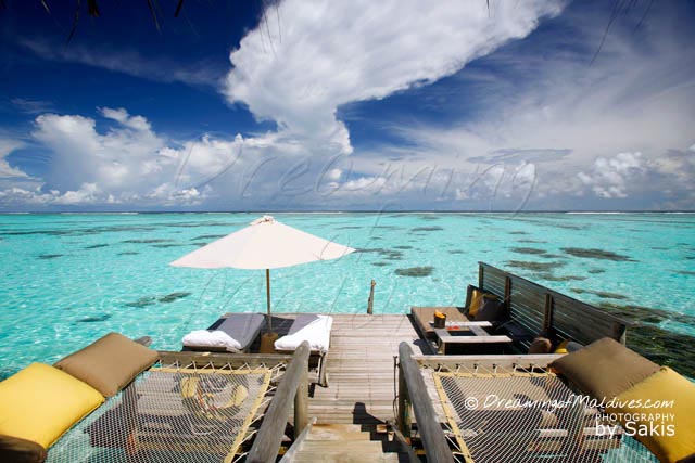 emplacement hôtel Gili Lankanfushi Maldives Atoll Nord de Male