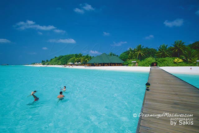 emplacement hôtel Paradise Island Resort Atoll Nord de Male