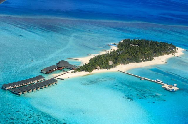 emplacement hôtel Summer Island Maldives Atoll Nord de Male