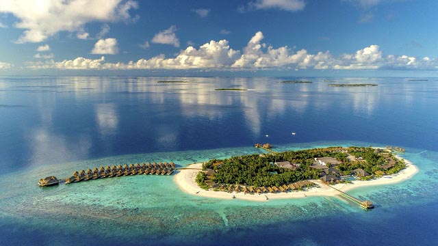emplacement hôtel Kudafushi Resort Raa Atoll