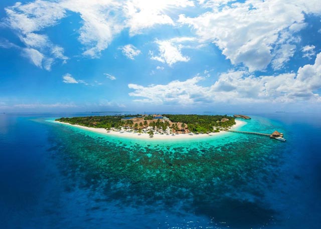 emplacement hôtel Reethi Faru Raa Atoll