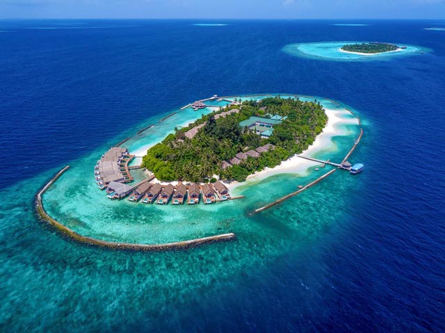 emplacement hôtel Amaya Maldives Ari Atoll
