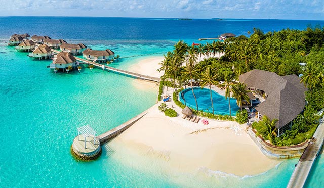 emplacement hôtel Centara Grand Maldives Ari Atoll