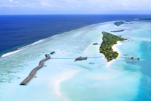 emplacement hôtel LUX* Maldives Ari Atoll
