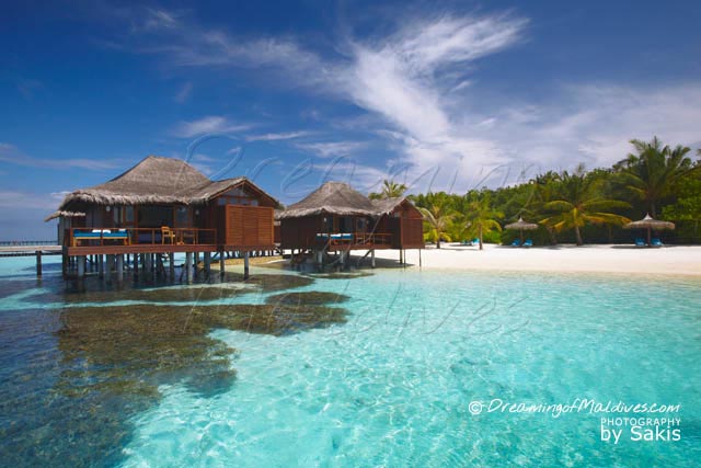 emplacement hôtel Anantara Veli Maldives Atoll sud de Malé