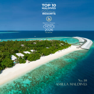 You voted. You chose. 🏆 Amilla Maldives is your No.10 in the TOP 10 Best Maldives Resorts 2026. 15th Edition.  🌴 Set on a Dreamy island in Baa Atoll, Amilla Maldives combines an extraordinary sense of space with distinctive island living and some of the Maldives’ most memorable underwater experiences.
From its vibrant house reef and unique Blue Hole to unforgettable manta encounters, Amilla is a place where the beauty of the island extends far beyond its beaches.  Why is Amilla Maldives a Dream ?
• A lush island haven
• Distinctive island living
• Vibrant house reef
• Unforgettable manta encounters
• The Blue Hole  🏝️ Voted by travelers and Maldives lovers worldwide.
👉  Discover Your TOP 10 Best Maldives Resorts 2026, link in the first comment.
✈️ Dreaming of Amilla ? Ask us for your Maldives offer.  #BestMaldivesResorts2026 #Top10MaldivesResorts #AmillaMaldives #Maldives #BaaAtoll #MaldivesResorts #LuxuryMaldives #MaldivesTravel #SnorkelingMaldives #DreamingOfMaldives  Photos @amillamaldives
