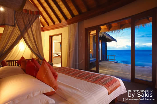 Anantara Dhigu Maldives,water villas suites