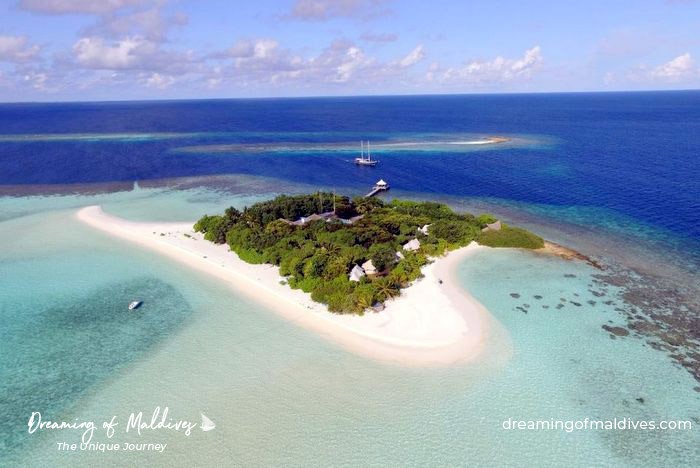 Address Madivaru Maldives Resort + Spa. Ouverture en 2020. vue aérienne