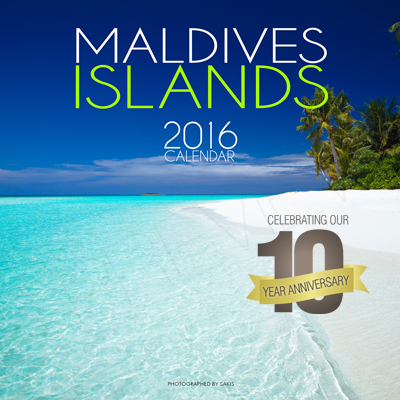Calendrier Mural des Iles Maldives