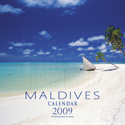 Calendrier Mural des Iles Maldives