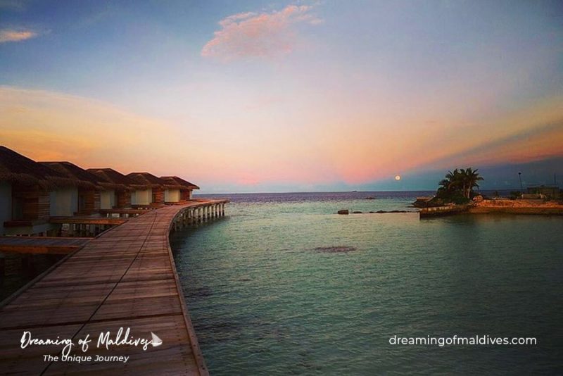 Villas sur pilotis. Cocogiri Island Resort