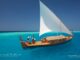 navigation traditionnelle maldivienne sur un dhoni