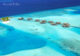 Gili Lankanfushi Maldives Vue aérienne sur les villas pilotis et le lagon