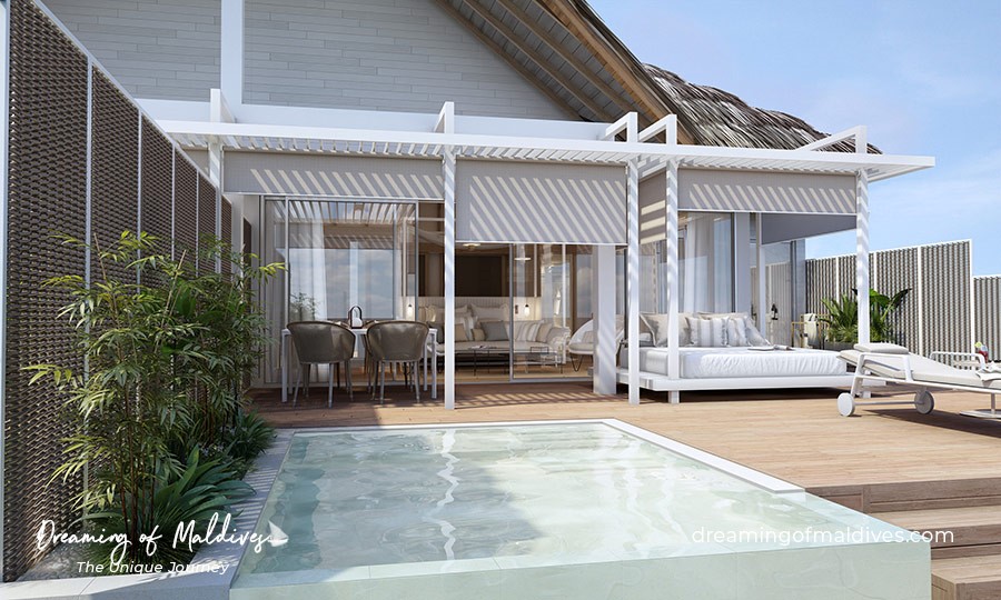 Gran Meliá Huravee (atoll de Thaa). Ouverture en 2020