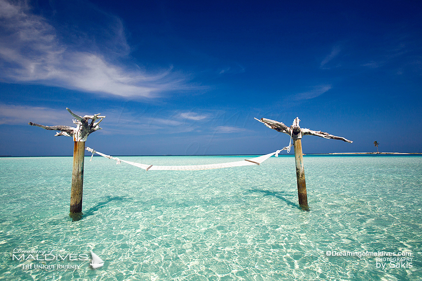Le Hamac Dans Le Lagon à Gili Lankanfushi Maldives