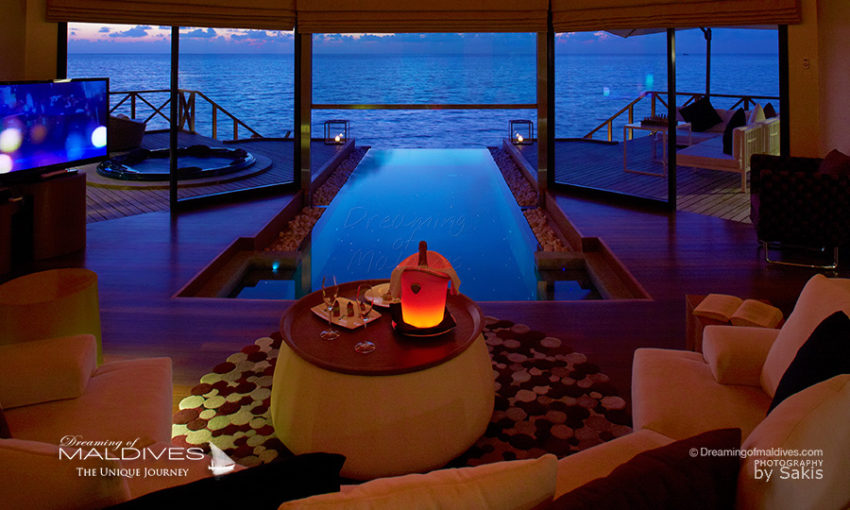 OCEAN PAVILION. villa romantique HUVAFEN FUSHI
