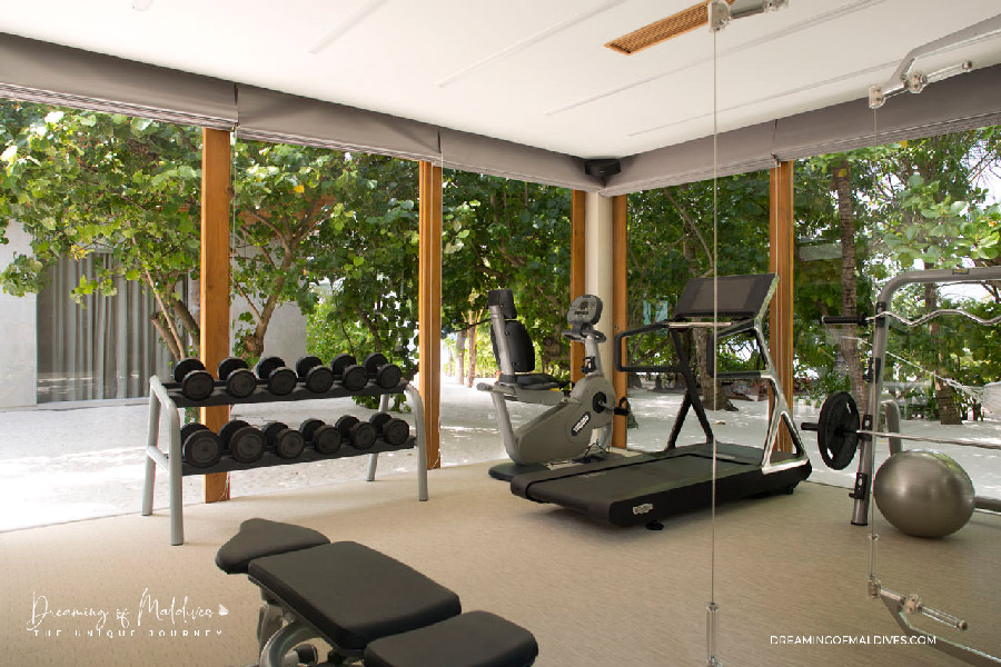 Salle de fitness Coco Privé Kuda Hithi Private Island