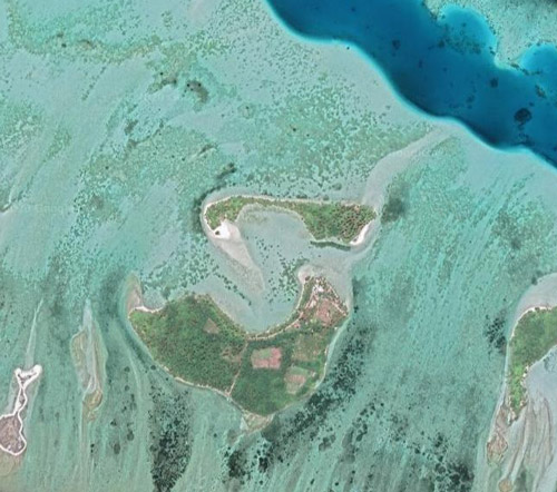 L’île de Kudafushi pour les scènes de batailles finales