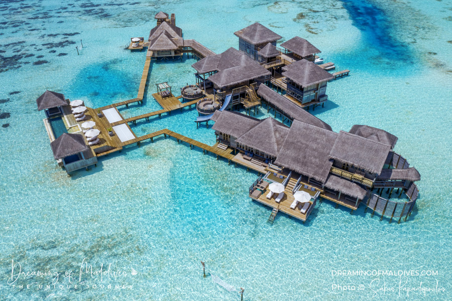 La Private Reserve, la plus grande villa sur pilotis au monde, vue aérienne