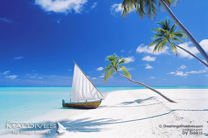 dhoni bateau traditionnel des Maldives