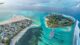 Maldives Le pays le plus bas du monde 2 iles tres basses