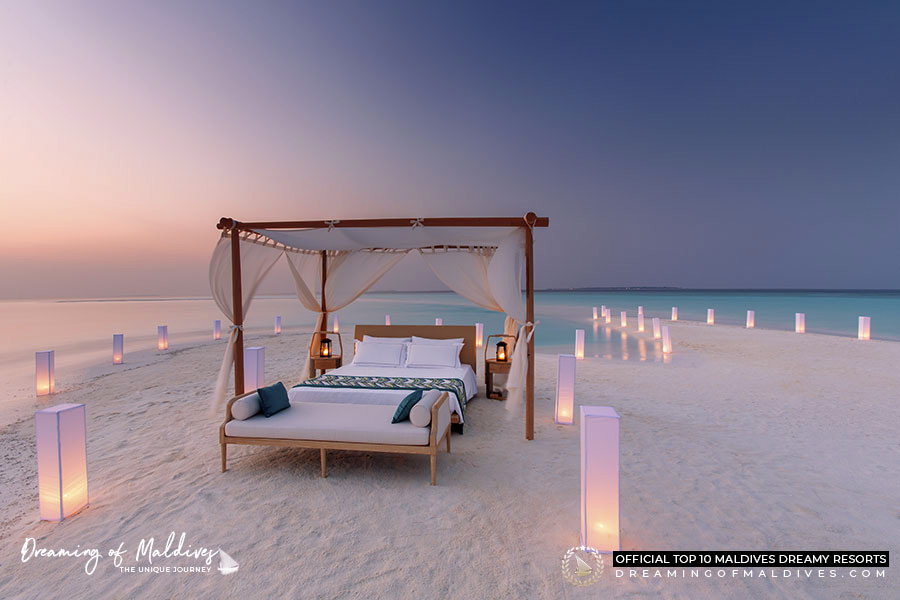 Dormir sur un banc de sable à Milaidhoo aux Miladhoo