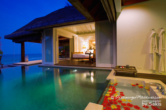 les Villas maisons Océan de naladhu maldives