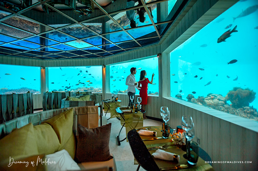 M6m le restaurant sous-marin OZEN Life Maadhoo